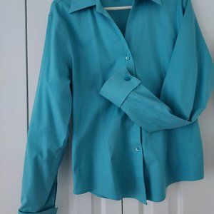 Vintage Embroidered SEAFOAM Blouse